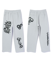 ALLOVER PRINTED SWEAT PANTS
