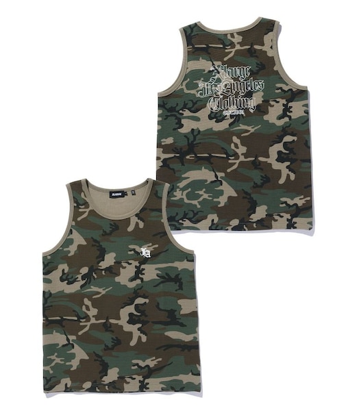 OLD ENGLISH WAFFLE TANK TOP