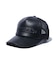 FAUX LEATHER MESH CAP