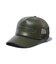 FAUX LEATHER MESH CAP
