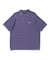 STRIPED KNIT POLO SHIRT