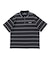 STRIPE ZIP POLO SHIRT