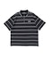 STRIPE ZIP POLO SHIRT