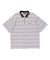 STRIPE ZIP POLO SHIRT