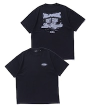 SPRAY PRINTED S/S TEE