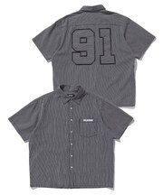 PIN STRIPE WORK S/S SHIRT