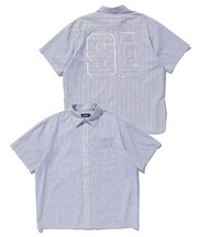 PIN STRIPE WORK S/S SHIRT