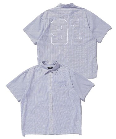 PIN STRIPE WORK S/S SHIRT