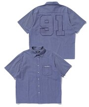 PIN STRIPE WORK S/S SHIRT