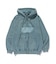 WASHED SLANTED OG ZIP HOODED SWEATSHIRT