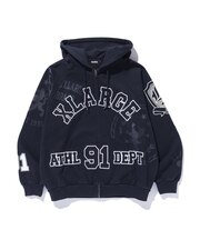 MULTI ZIP HOODED SWEATSHIRT