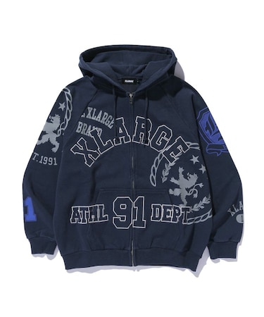 MULTI ZIP HOODED SWEATSHIRT
