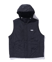 NYLON HOODED VEST