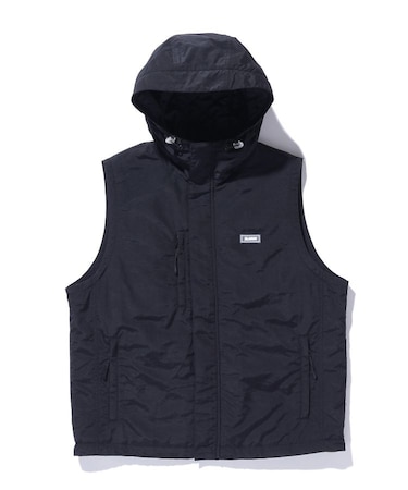 NYLON HOODED VEST