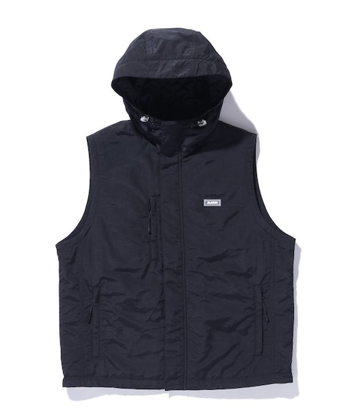 NYLON HOODED VEST