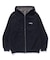 DOUBLE LAYERED ZIP HOODED SWEATSHIRT