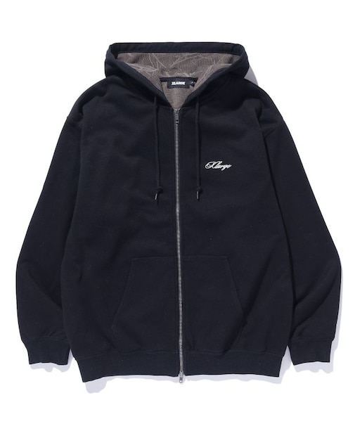 DOUBLE LAYERED ZIP HOODED SWEATSHIRT