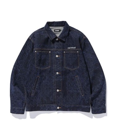 EMB DENIM JACKET