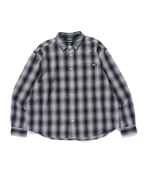 OVERDYED OMBRE CHECK SHIRT