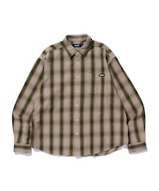 OVERDYED OMBRE CHECK SHIRT