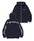 CURSIVE ZIP UP HOODED SWEATSHIRT