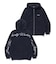 CURSIVE ZIP UP HOODED SWEATSHIRT