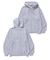 CURSIVE ZIP UP HOODED SWEATSHIRT