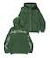 CURSIVE ZIP UP HOODED SWEATSHIRT
