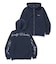 CURSIVE ZIP UP HOODED SWEATSHIRT