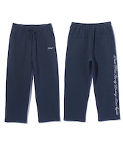 CURSIVE WIDE SWEAT PANTS