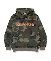 RHINESTONE PULLOVER HOODED SWEATSHIRT