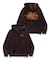 TAGGING VELOUR ZIP HOODIE