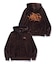 TAGGING VELOUR ZIP HOODIE