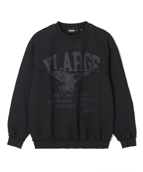 SPLIT CREWNECK SWEATSHIRT