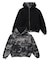REVERSIBLE CAMO ZIP HOODED SWEATSHIRT