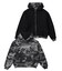 REVERSIBLE CAMO ZIP HOODED SWEATSHIRT