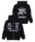 MULTI LOGO ZIP HOODED SWEATSHIRT