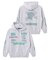 MULTI LOGO ZIP HOODED SWEATSHIRT