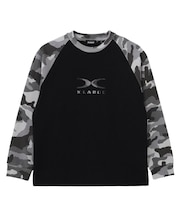 X LOGO RAGLAN L/S TEE