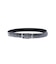 SNAKE PATTERN LEATHER BELT