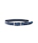 SNAKE PATTERN LEATHER BELT