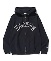 XLARGE x Champion REVERSE WEAVE ZIP HOODED SWEATSHIRT