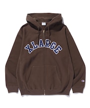 XLARGE x Champion REVERSE WEAVE ZIP HOODED SWEATSHIRT