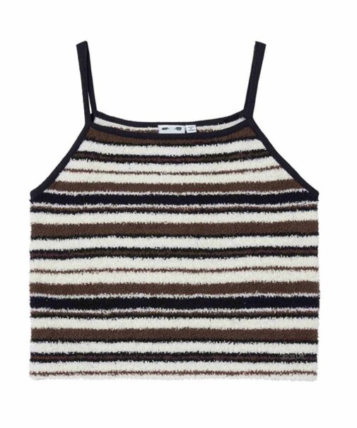 STRIPED TERRY CLOTH CAMISOLE