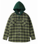 HEAVYWEIGHT FLANNEL HOODED SHIRT