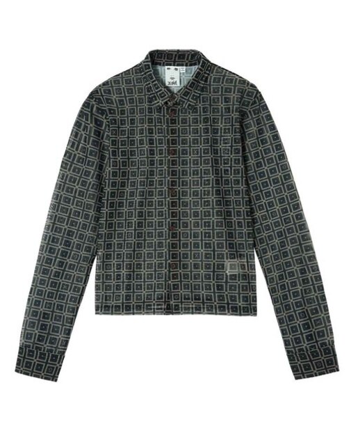 RETRO PATTERN MESH SHIRTS