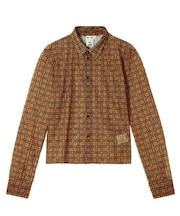 RETRO PATTERN MESH SHIRTS