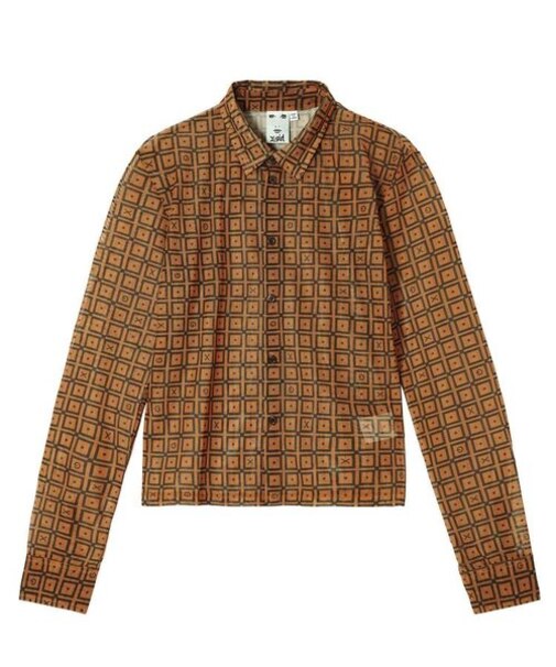 RETRO PATTERN MESH SHIRTS