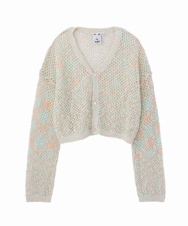 OPENWORK KNIT CARDIGAN