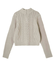 CABLE ANORAK KNIT TOP